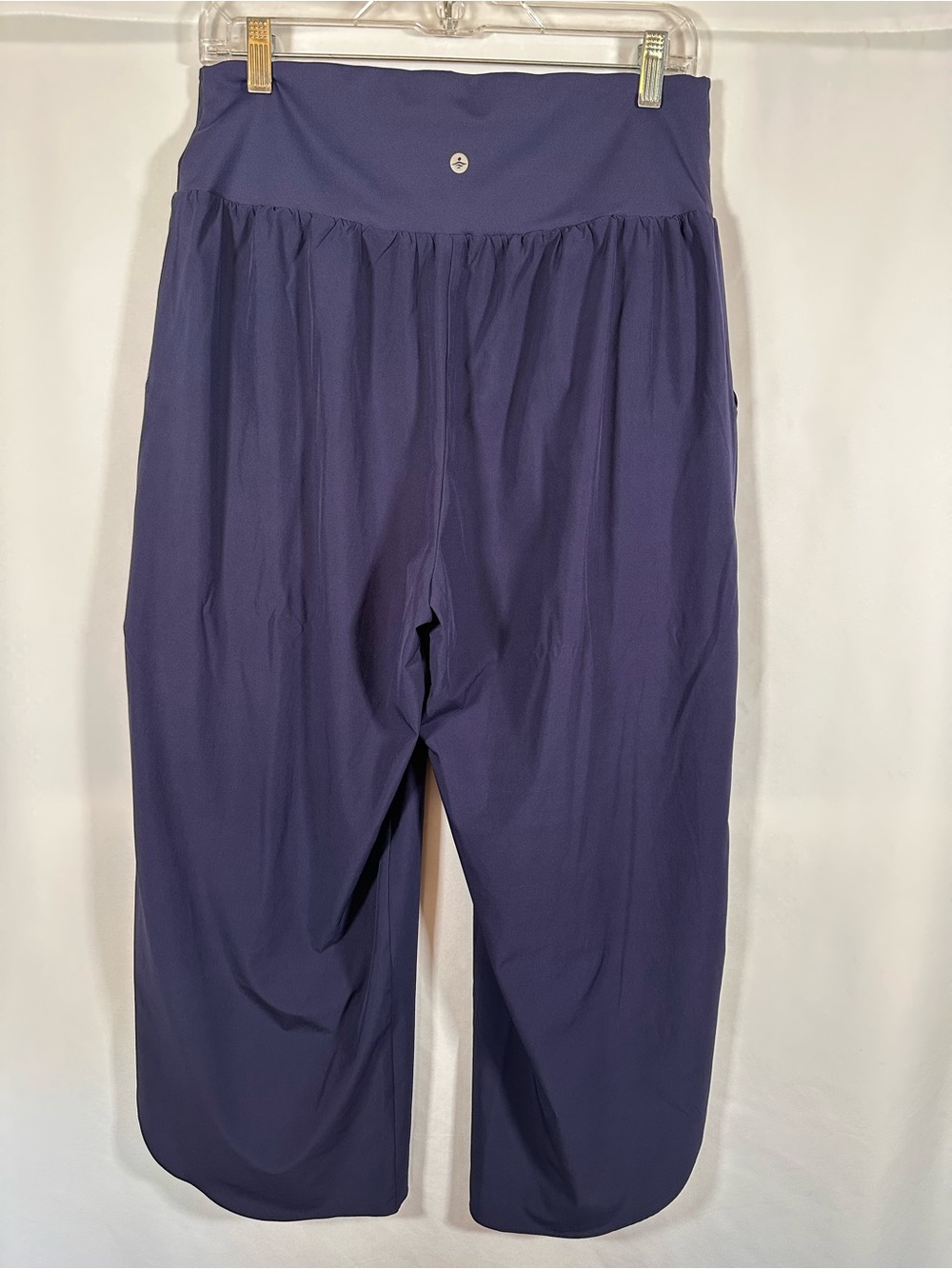Halara Breezeful High Waisted Crossover Resort Pants Plum Purple Large L Regular - Picture 3 of 8